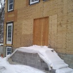 Side porch View before