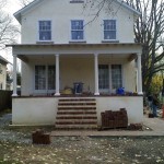 Rear porch View after new porch