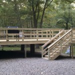 Pressure treated deck Pressure treated deck