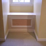 A small dormer window bench with storage.