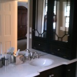 Vanity area / cabinetry.