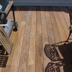 Ipe deck Rich color of the Ipe decking