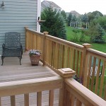 Ipe deck View from top of stairs